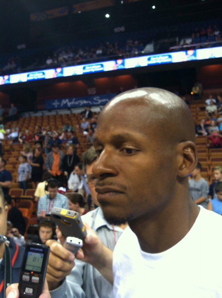 Former UConn All-American Ray Allen has played 18 seasons in the NBA (Ken Davis photo)