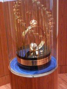The 1985 World Series trophy (Ken Davis photo)