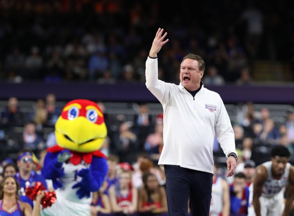 Bill Self looks for his second national title Monday night against North Carolina (NOLA.com photo)